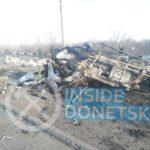 ГРАЖДАНСКИЙ АВТОМОБИЛЬ ПОДОРВАЛСЯ НА КПВВ «ЕЛЕНОВКА»