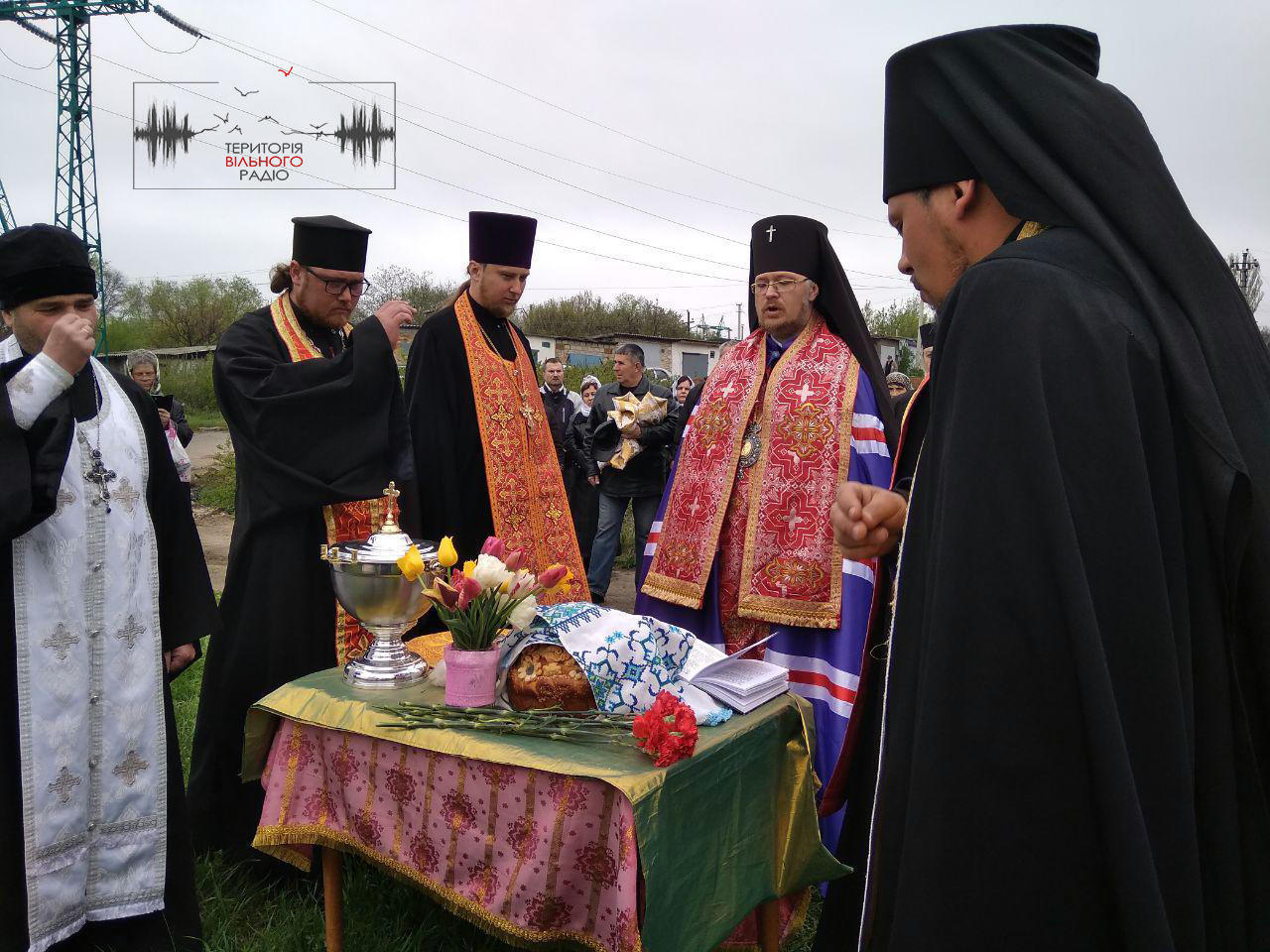 В Бахмуті освятили землю під перший храм Київського патріархату