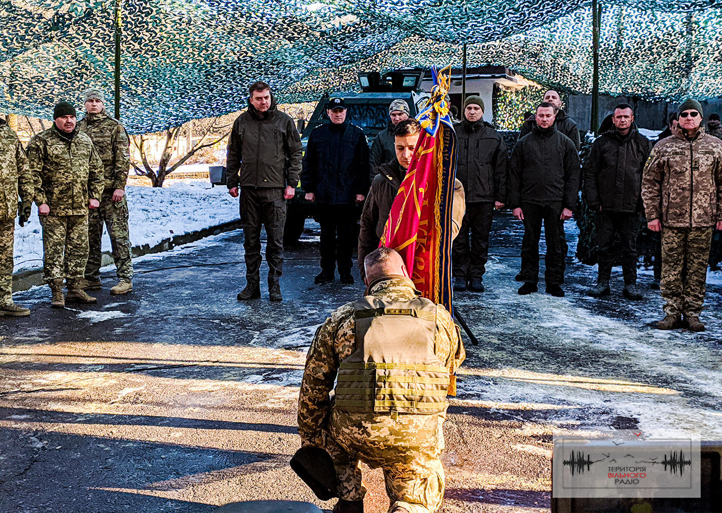 Добровольчий батальйон “Донбас” отримав почесне звання і бойовий прапор (ФОТО)