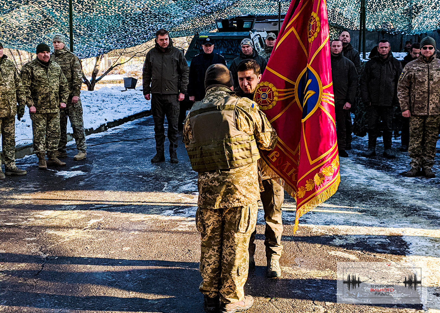 Добровольчий батальйон “Донбас” отримав почесне звання і бойовий прапор (ФОТО)