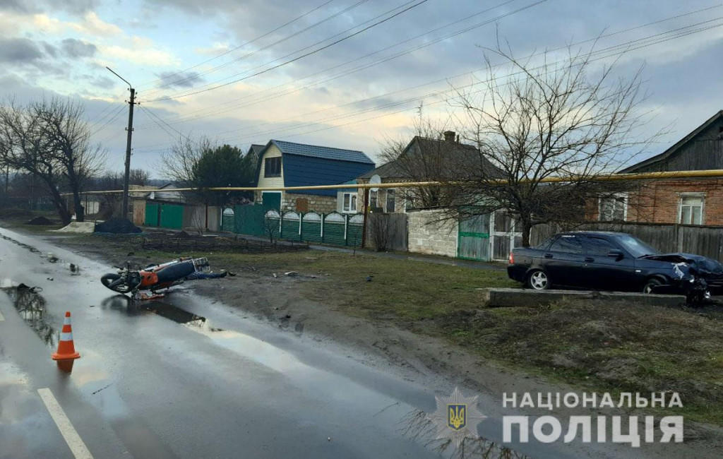 На Донеччині в ДТП загинув мотоцикліст