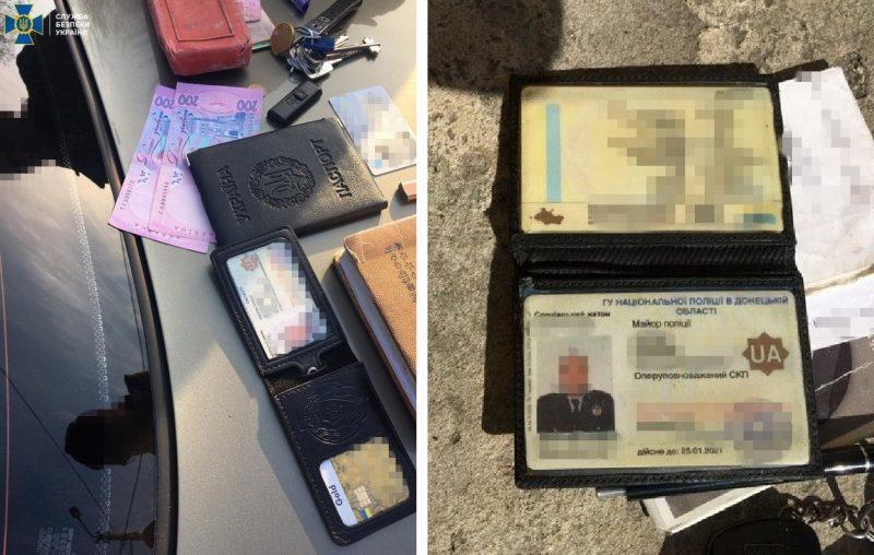 Двоих полицейских из Донецкой области поймали на взятке