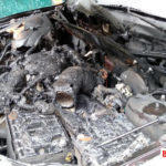У Бахмуті спалили авто місцевого підприємця, – очевидиця (ФОТО)