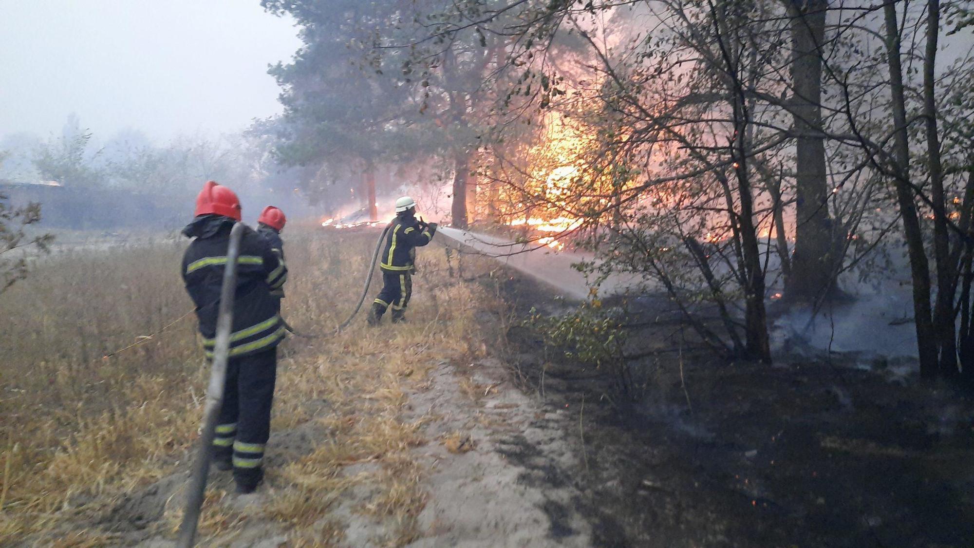 пожежі на Луганщині