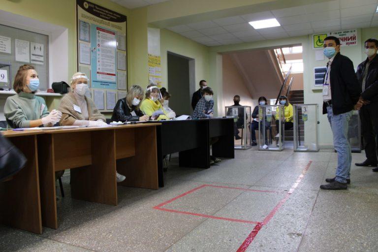 разметка избирательный участок выборы во время пандемии