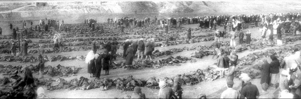 трупы жертв Холокоста в Артемовске