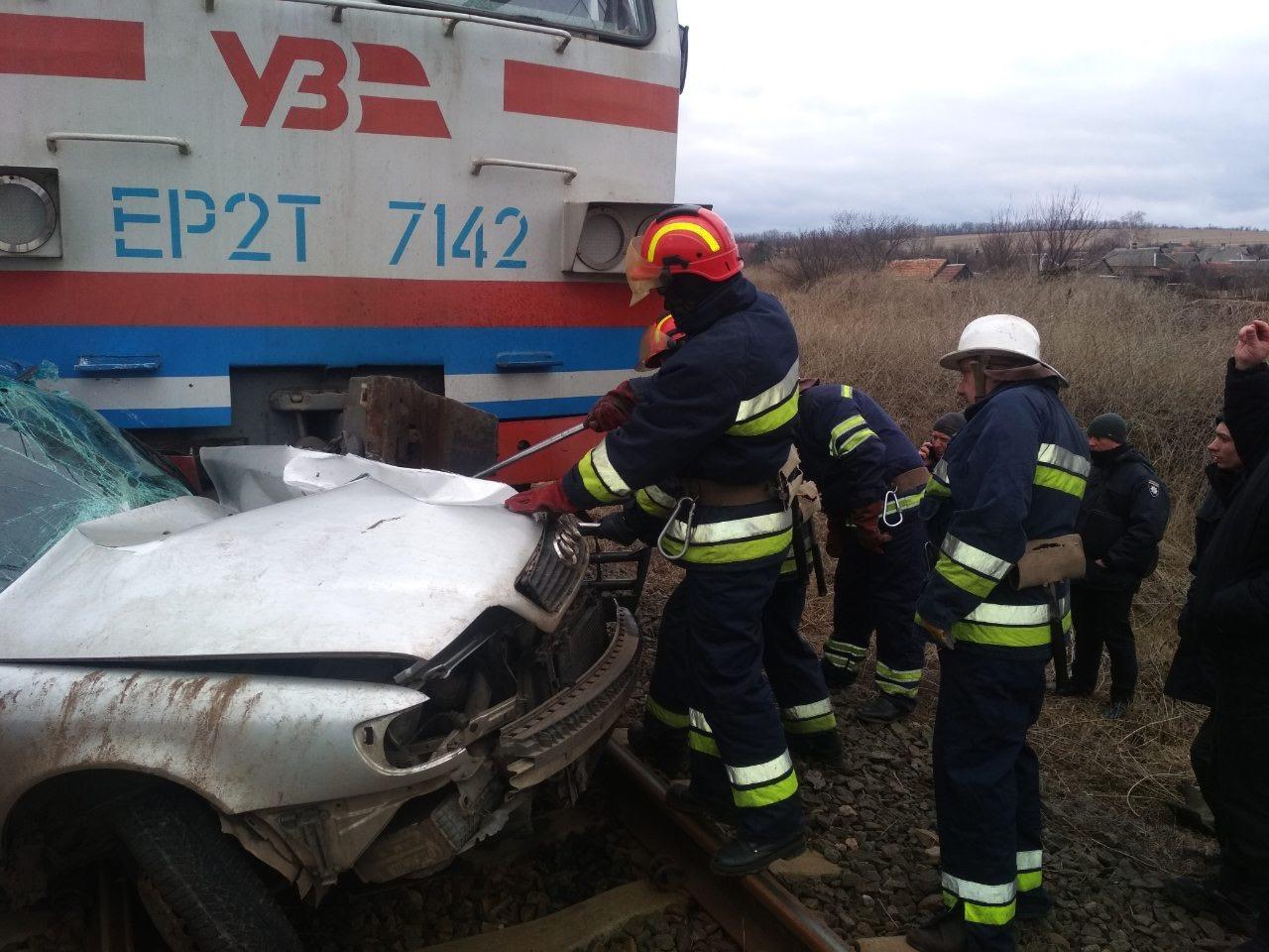 У Покровському районі пасажирський поїзд протаранив автівку, водій загинув