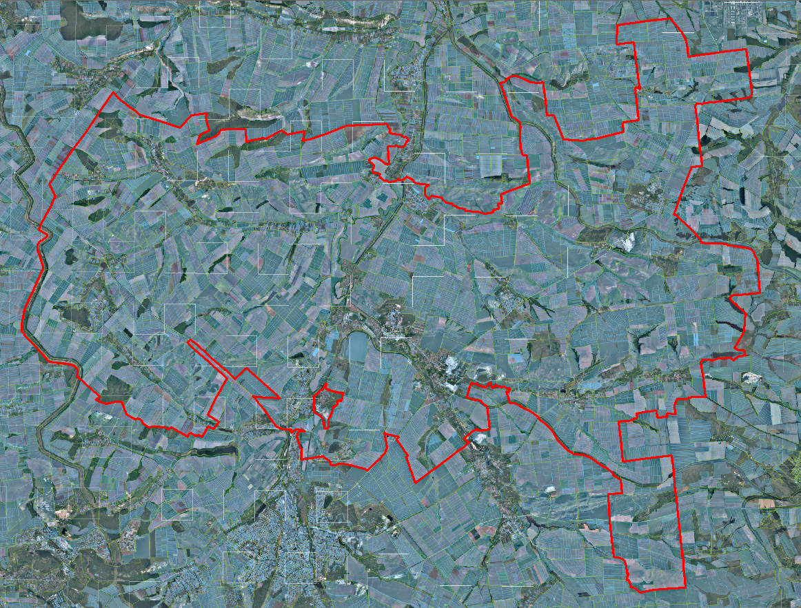 План громади з неба: У Соледарській ОТГ вперше за майже 40 років зроблять топографічну мапу
