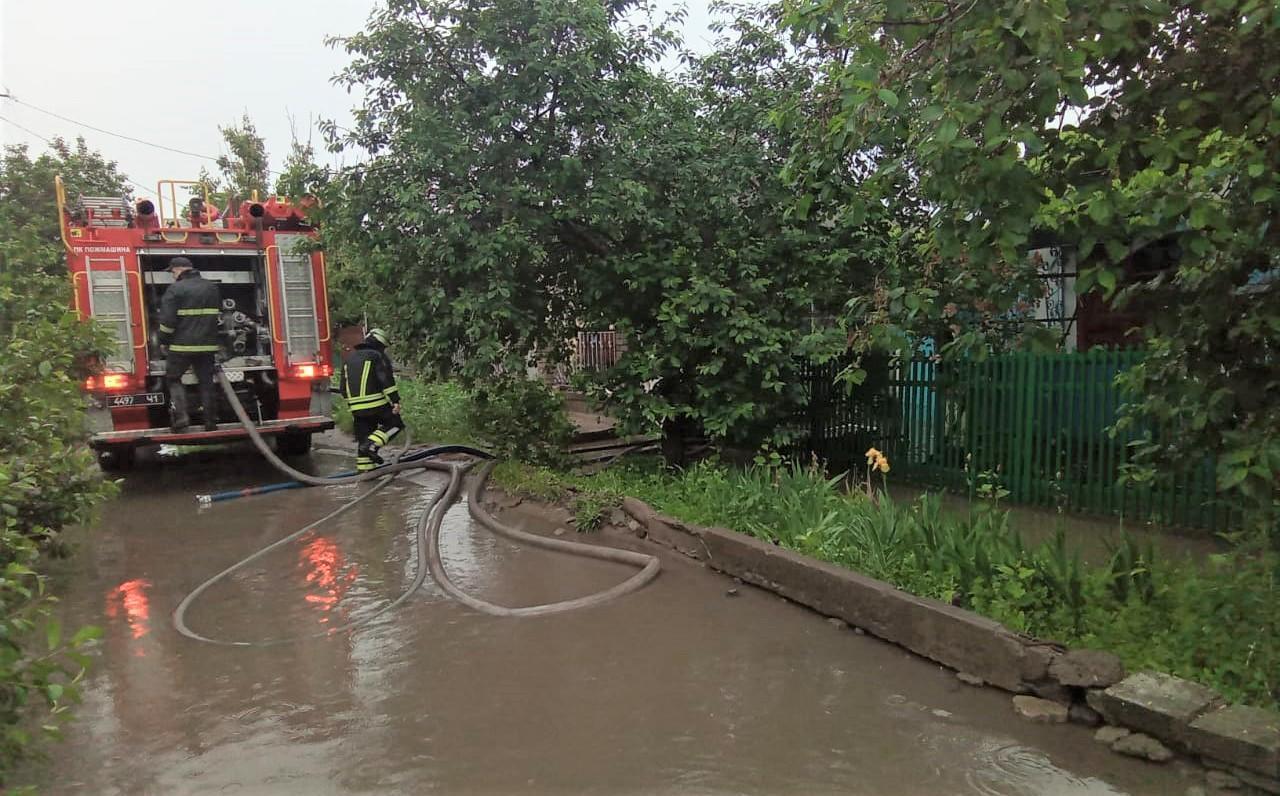 За 2 дня непогода в Донецкой повалила несколько деревьев на дорогах и затопила некоторые дворы, — ГСЧС 2