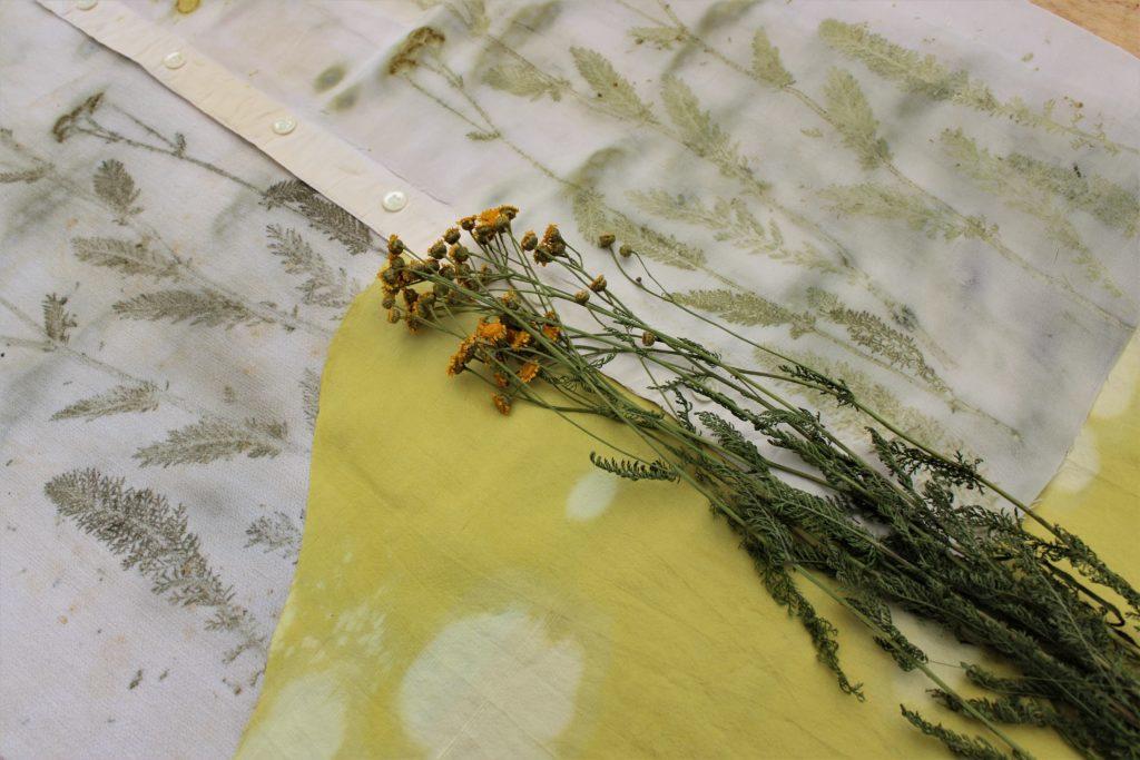 Оттенки Соледара. Художница создала мини-коллекцию тканей, окрашенных местной флорой