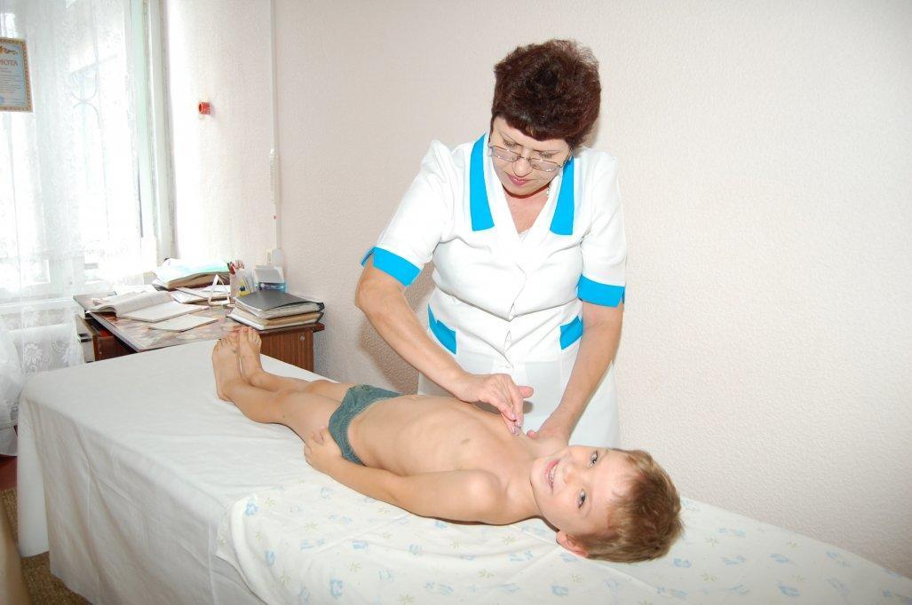 массаж для ребенка в санатории Мариуполя
