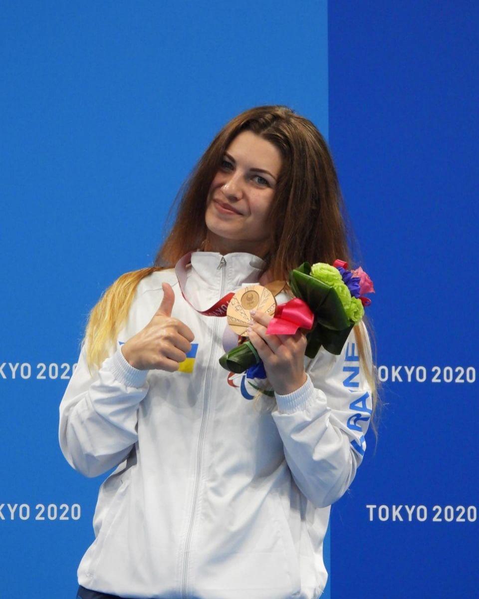 Ярина Матло, которая поехала на соревнования от Мариуполя, получила "бронзу" в финале заплыва на 100 м брассом.