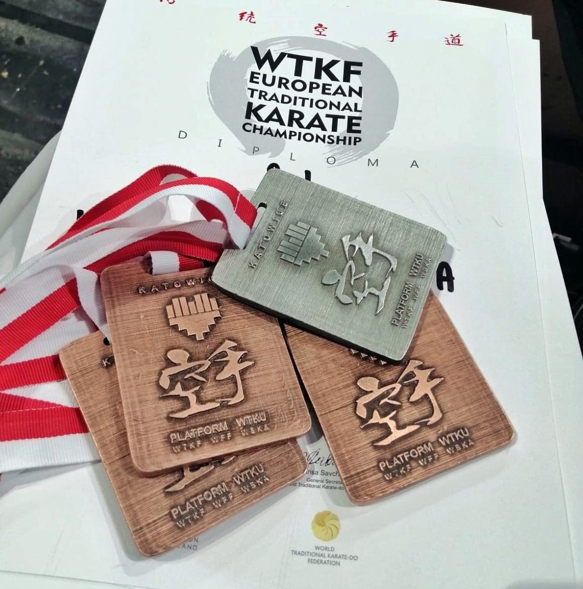 4 каратиста из Константиновки завоевали 10 медалей на Чемпионате Европы