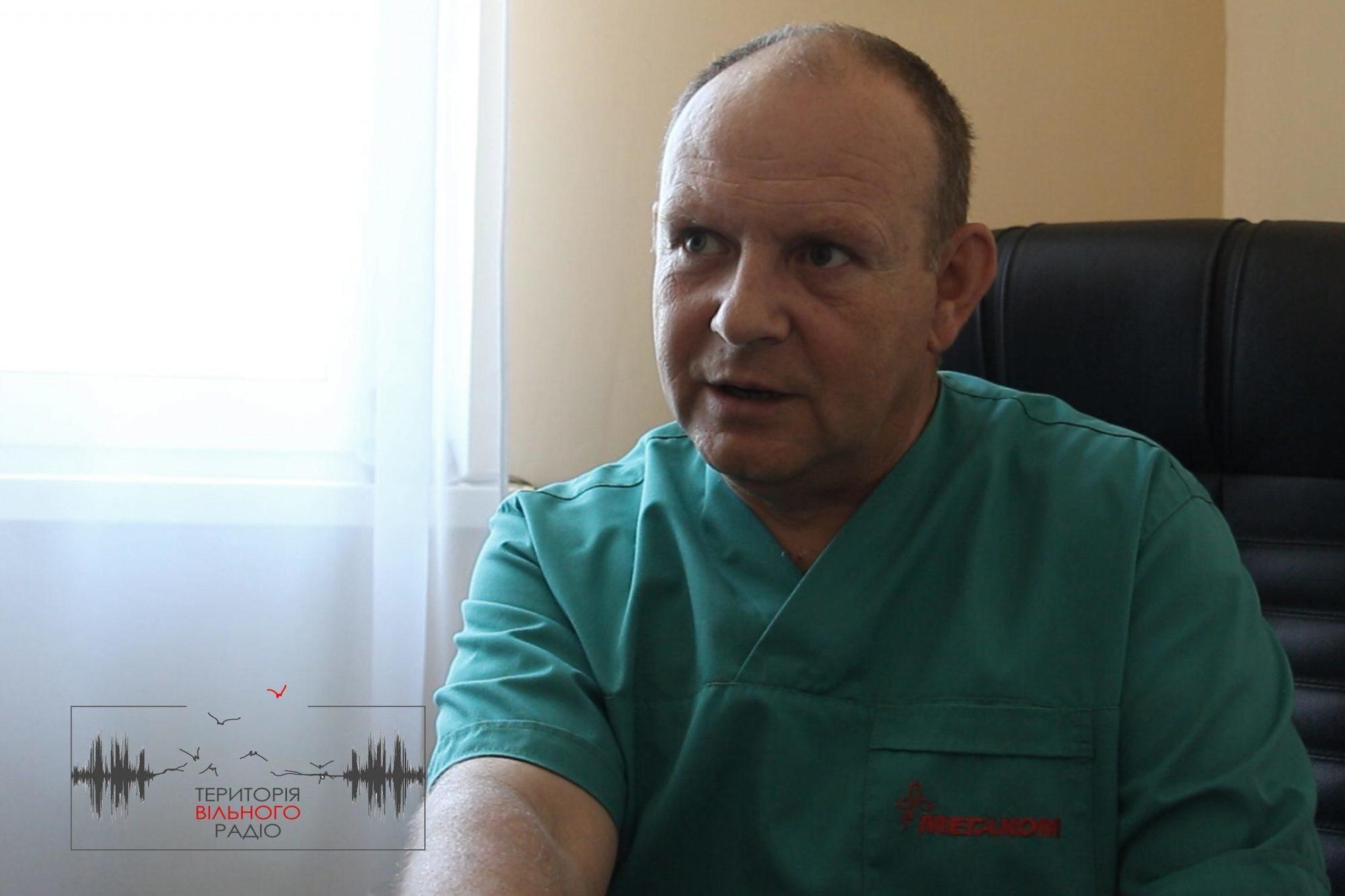 Завідувач трансфузіологічного відділення в Бахмуті Андрій Корсун