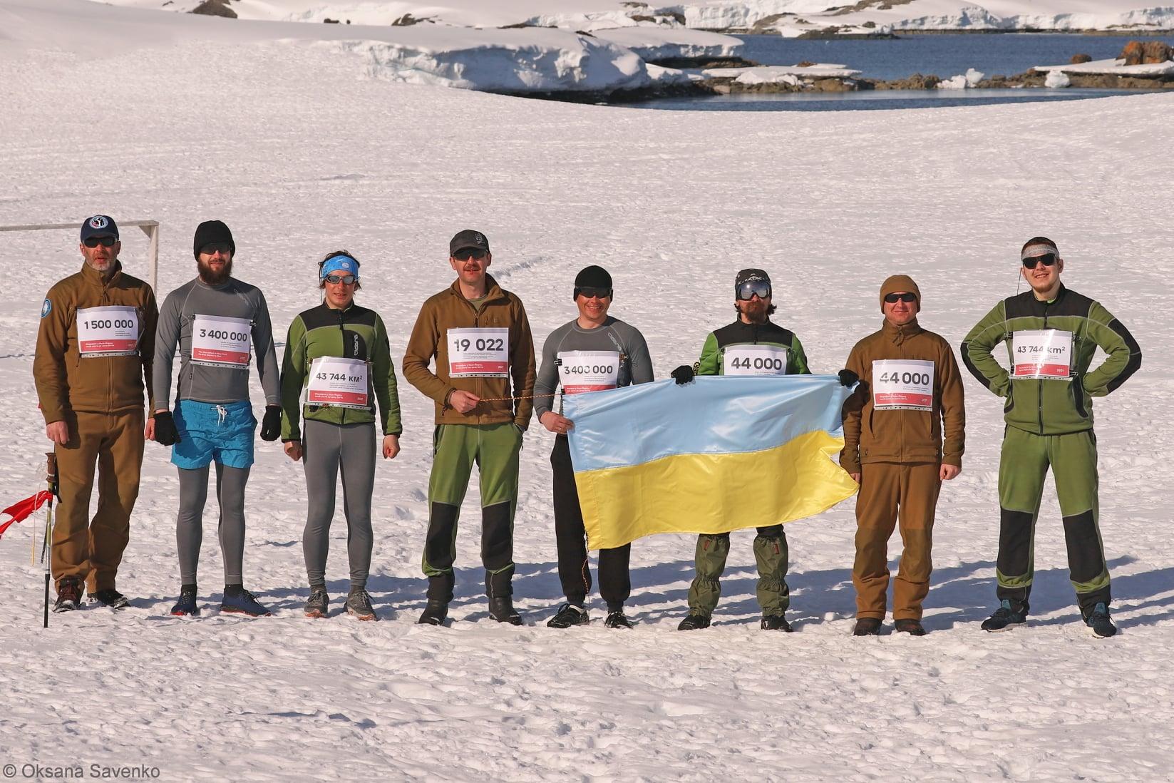 Українські полярники долучилися до “Марафону, який ніхто не хоче бігти”