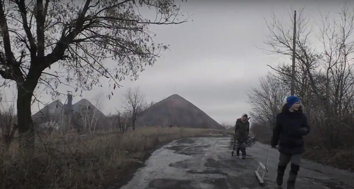 шахта на Донбассе в районе ООС