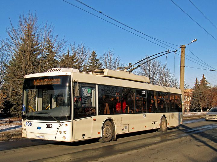 Тролейбуси Бахмута з 25 лютого ходять до 16:00