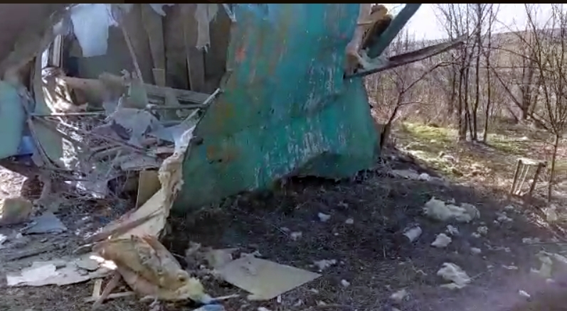 Обстрілами знищений прикордонний пункт між “ДНР” та Ростовською областю ㅡ ФСБ РФ (відео)