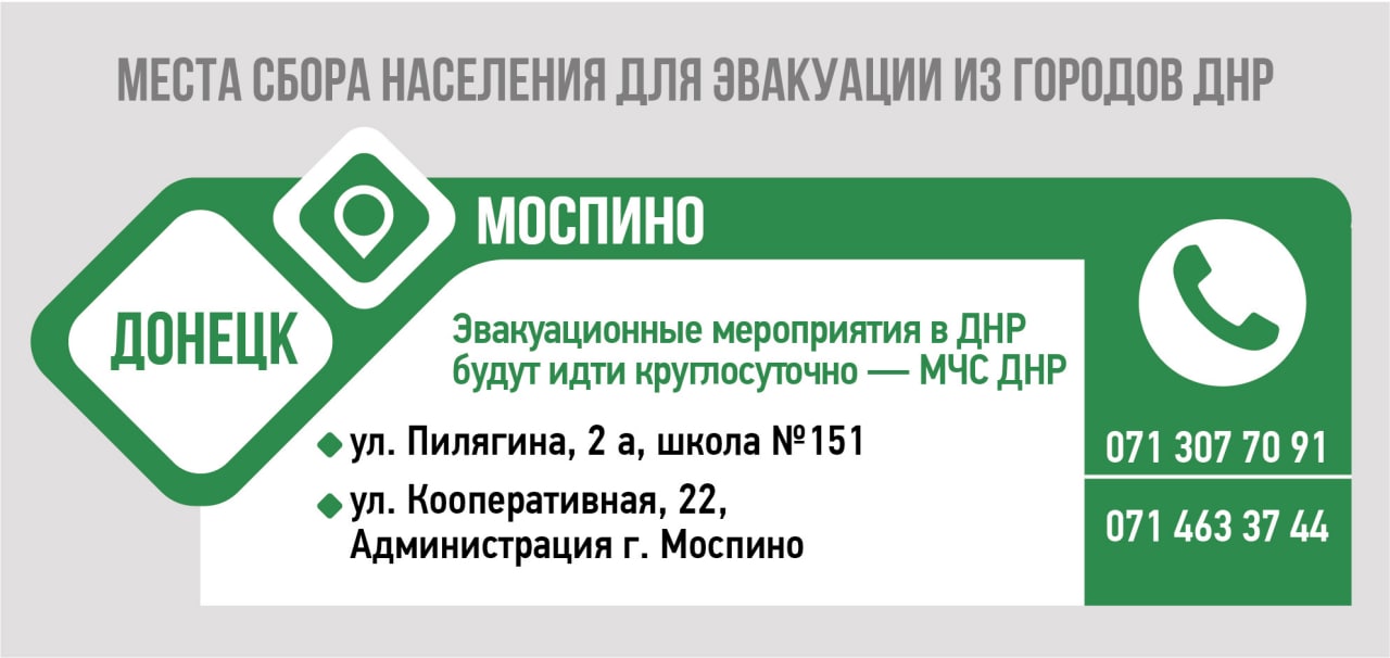Евакуація мешканців “ДНР” та “ЛНР” у Росію. Деталі (Адреси) 2
