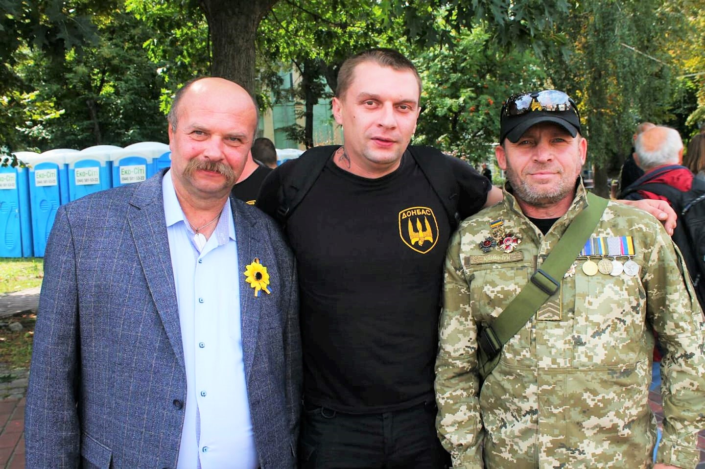 Тарас Игорь Морковин с побратимами батальон Донбасс