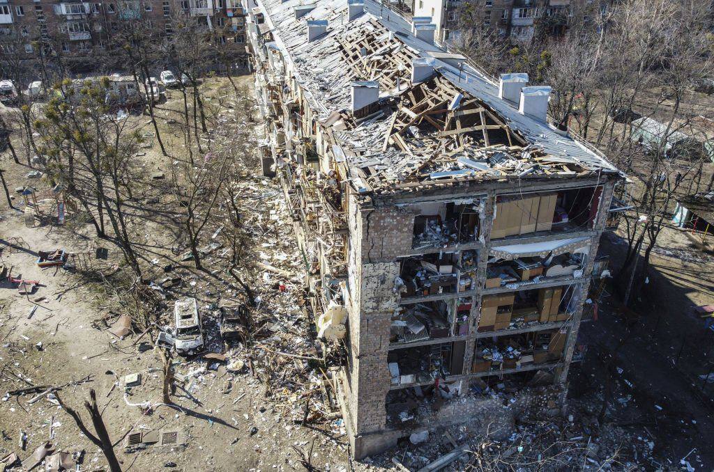 ракетный удар по Киеву 18 марта