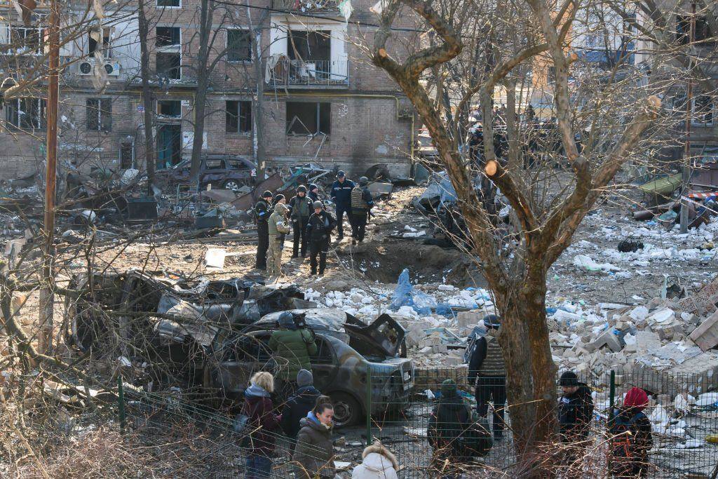 ракетный удар по Киеву 18 марта