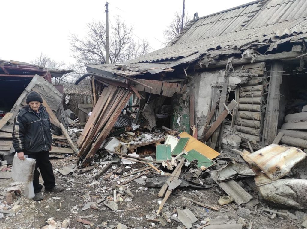Вранці 1 березня росіяни обстріляли 4 населених пункти Донеччини. Є поранений, пошкоджена інфраструктура