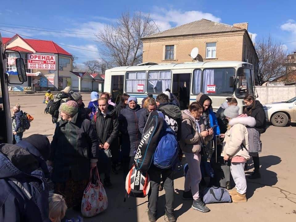 эвакуация жителей Луганской области