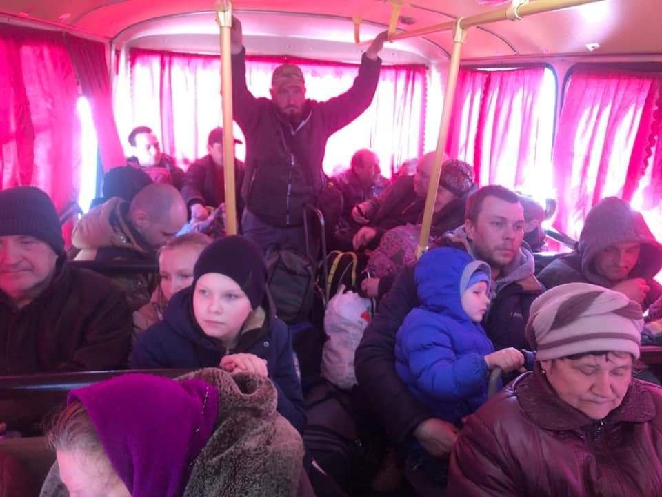 эвакуация жителей Луганской области