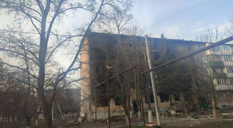 Наслідки обстрілу Донецької область 10 квітня