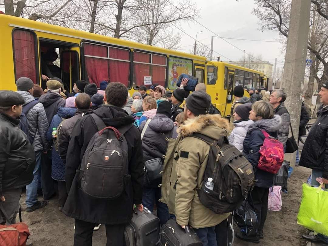 евакуація мирних мешканців з Луганщини