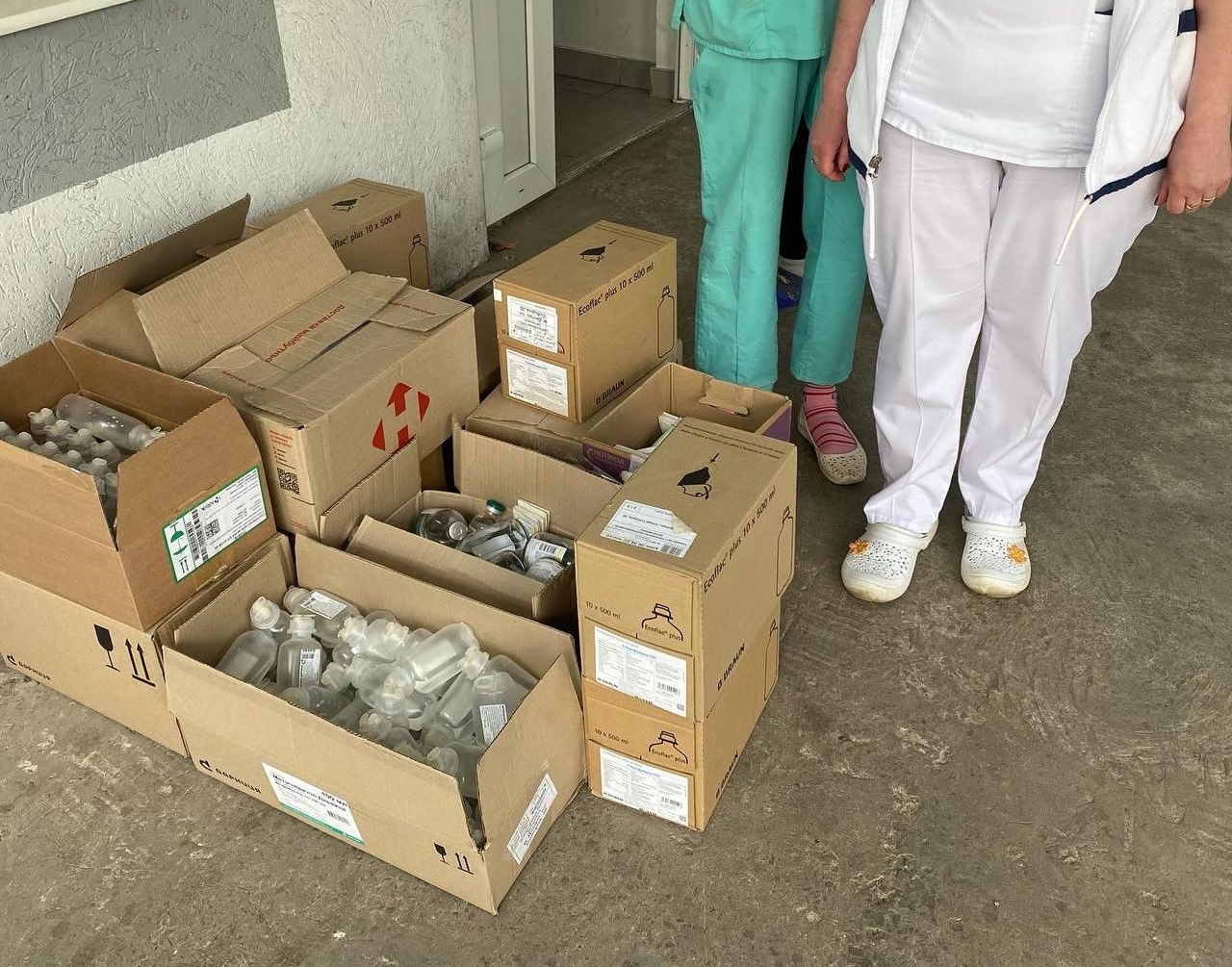Медикаменты, которые удалось закупить волонтерам из Славянска