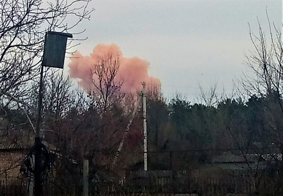 химическа атака в Рубежном