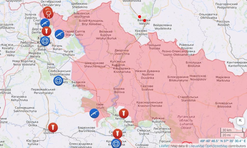ЗСУ переходить у контрнаступ на Харківському та Ізюмському напрямках. Від них залежить і Слов’янськ
