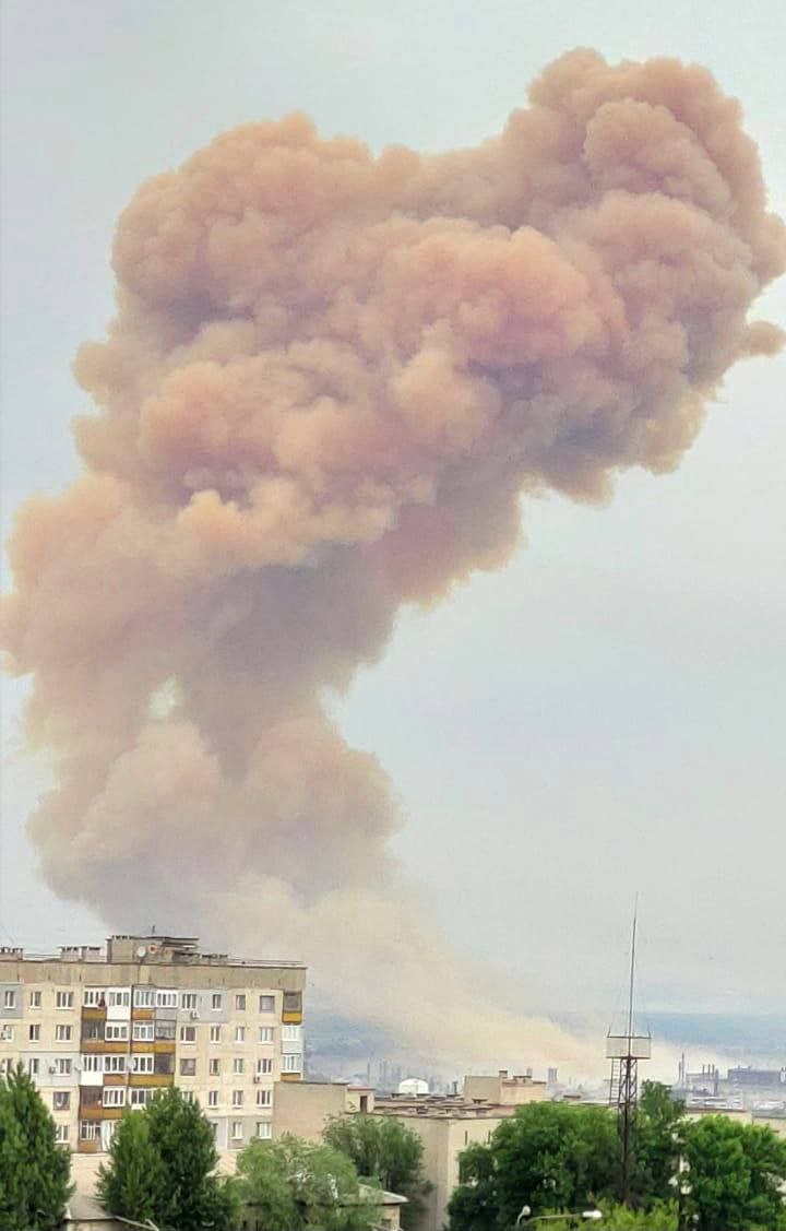 азотна хмара у Сєвєродонецьку
