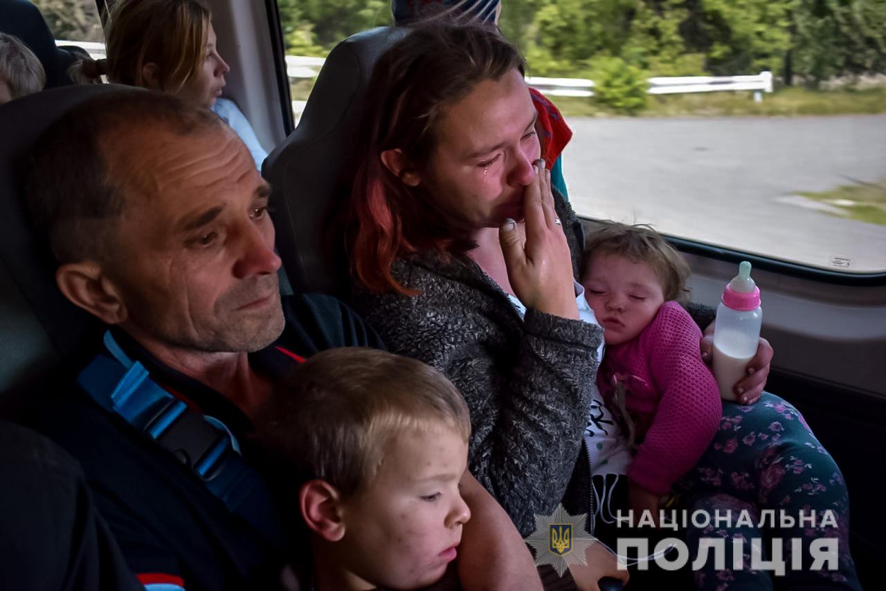 евакуація з Райгородка та Студенка