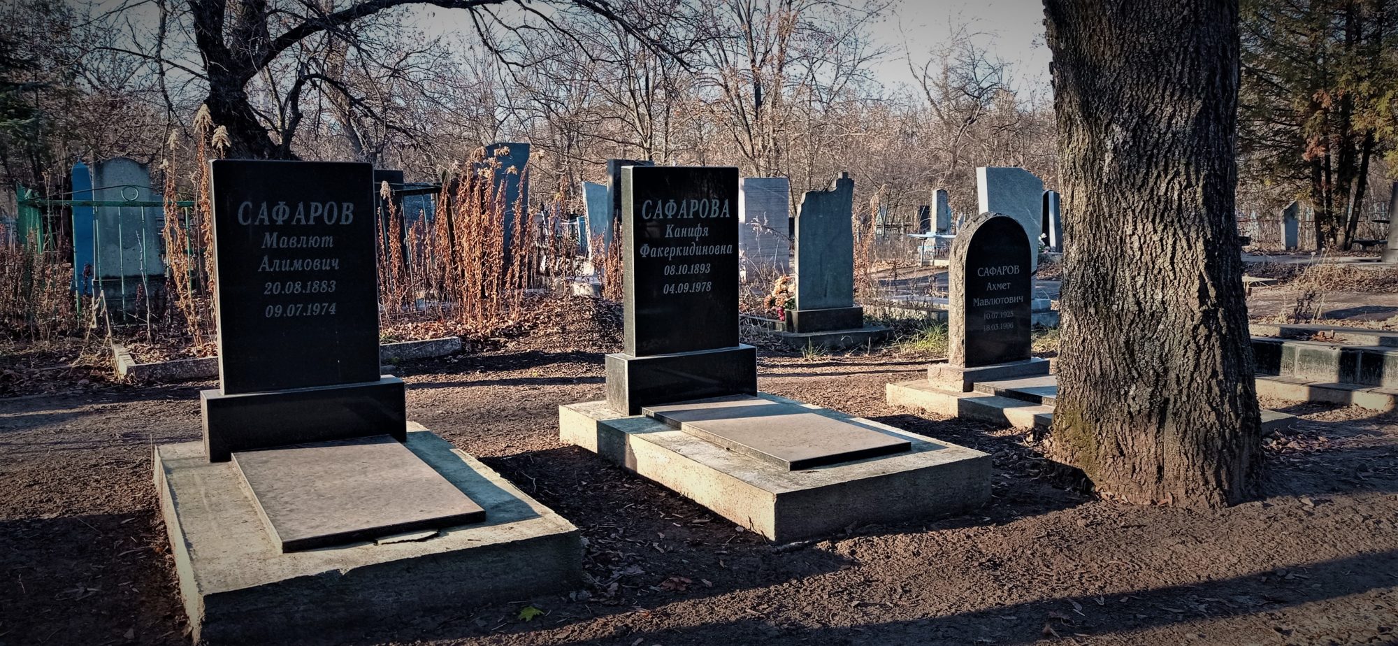 могили мусульман в Бахмуті в Донецькій області