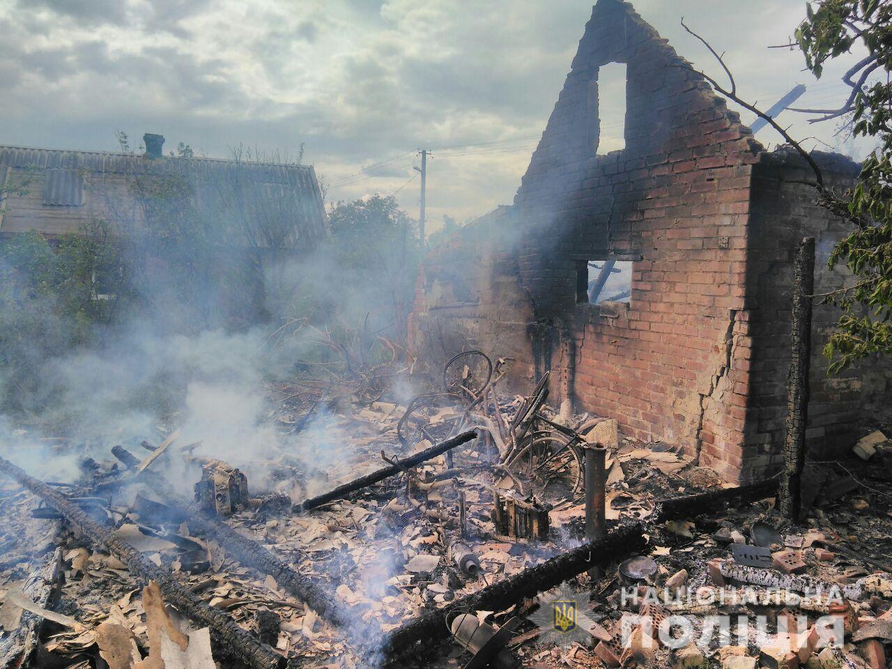 За добу на Донеччині окупанти розбомбили майже 20 будинків