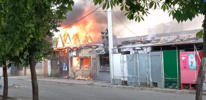22 мая на Луганщине оккупанты обстрелами повредили более 70 домов