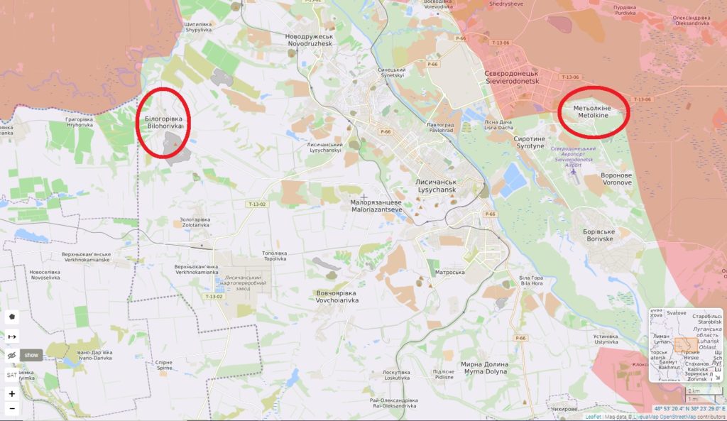 ВСУ выбили оккупантов из поселков Белогоровка и Метелкино на Луганщине, — Минобороны