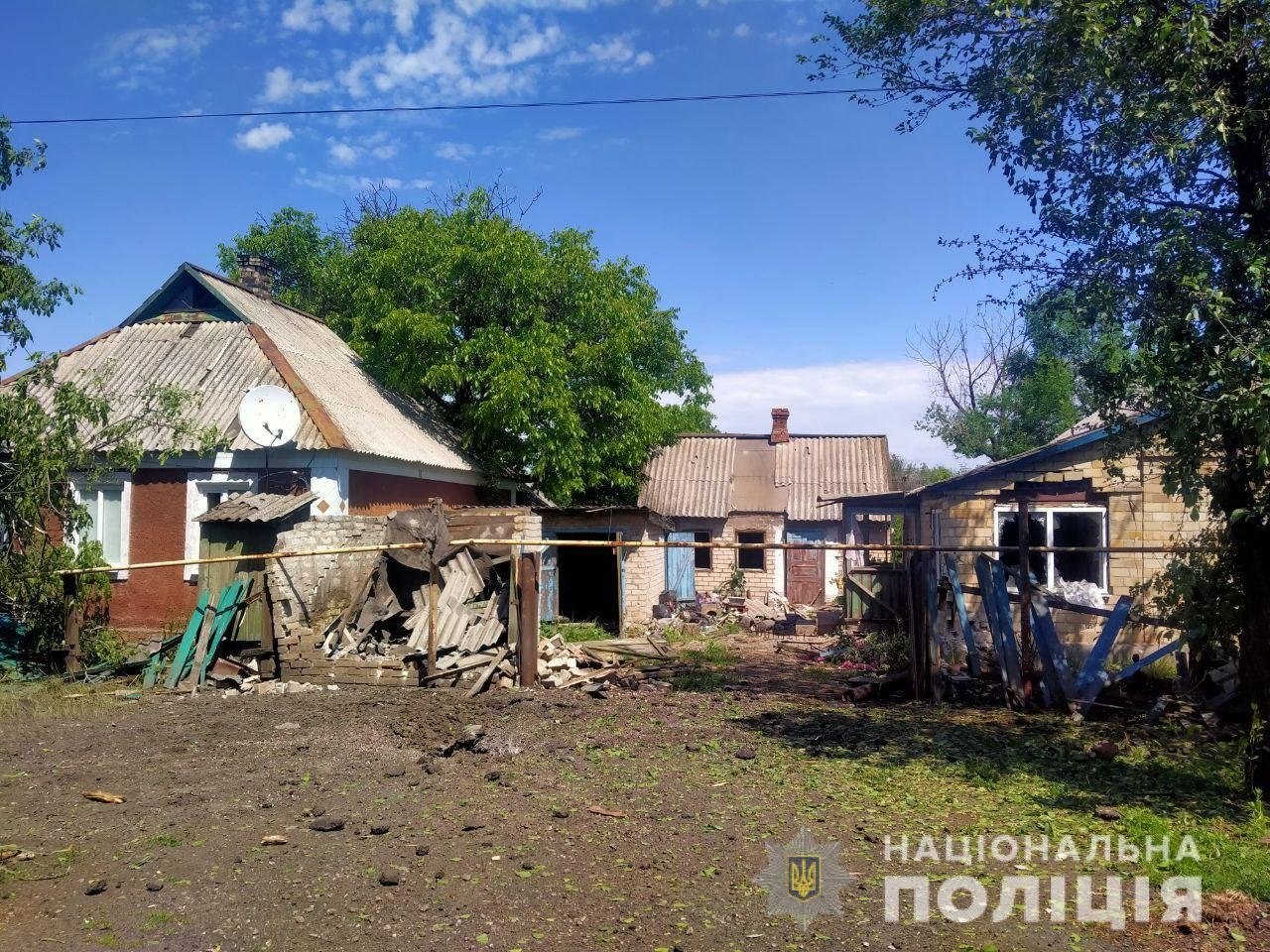 последствия обстрелов армии РФ 2 июня в Донецкой области