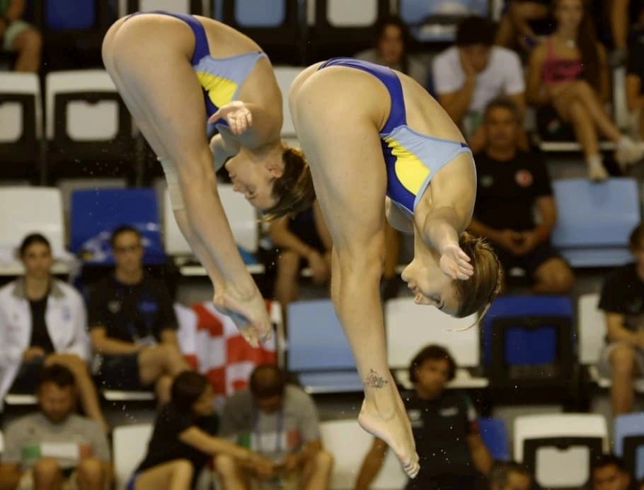 Ради папы и ВСУ: мариупольская спортсменка взяла “золото” на чемпионате Европы по прыжкам в воду (ФОТО)