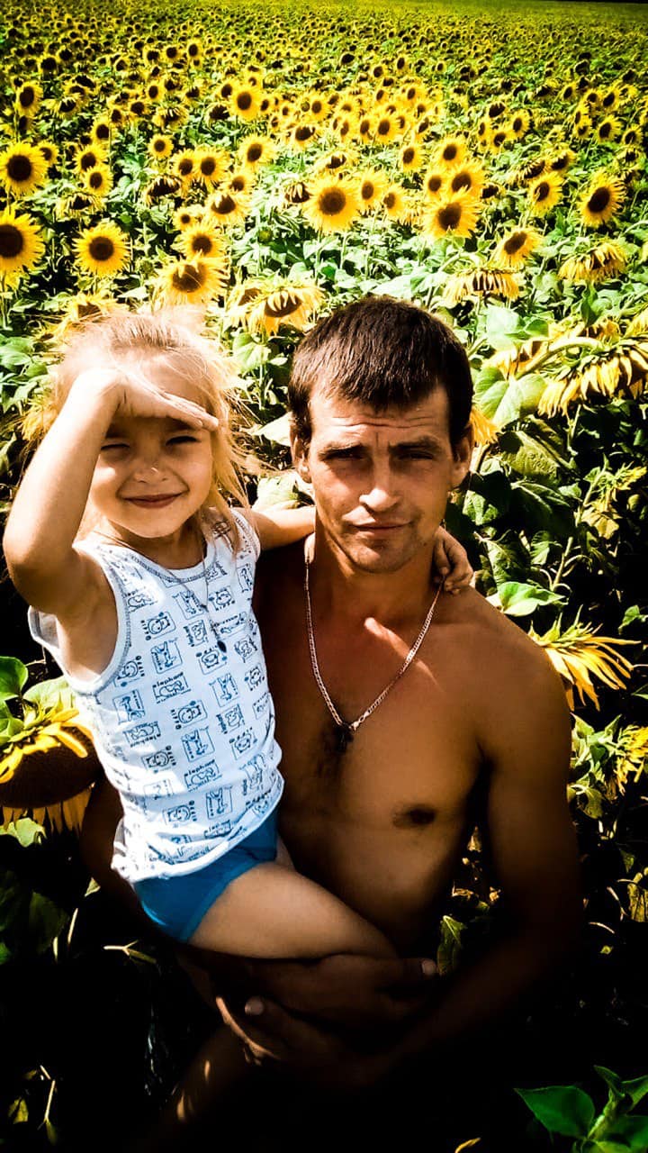 Виталий Абрамов с дочкой