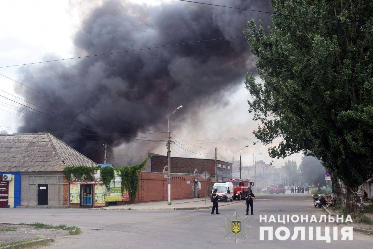последствия обстрелов 5 июля в Донецкой области