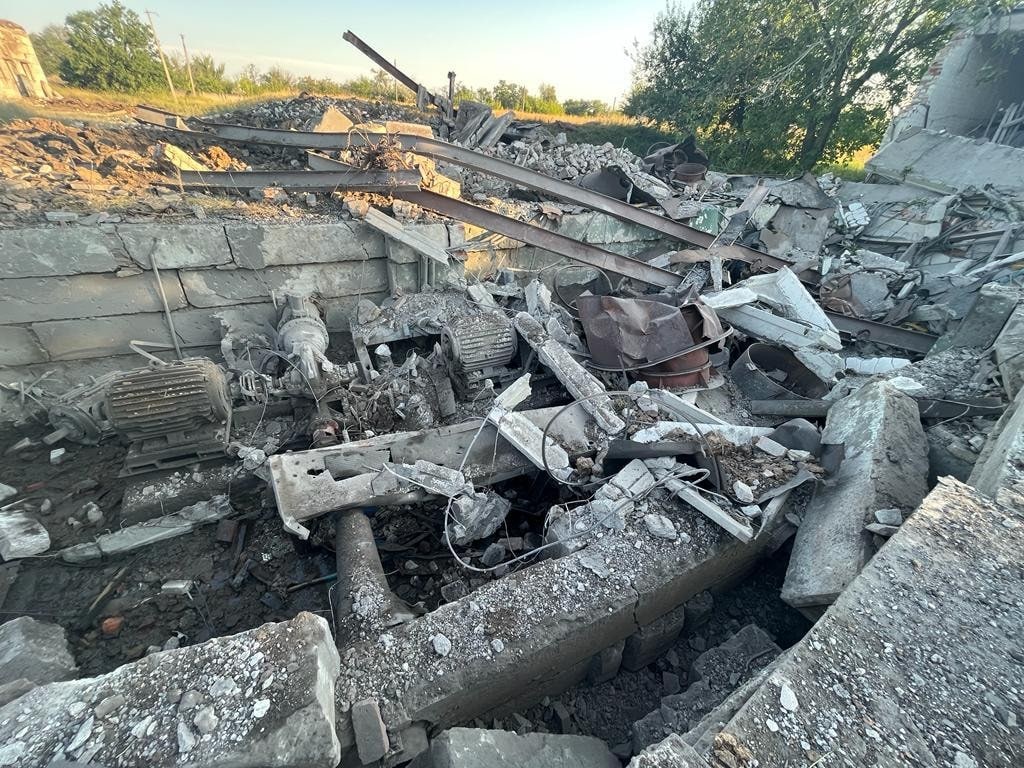 зруйноване підприємство внаслідок обстрілу РФ в Костянтинівці