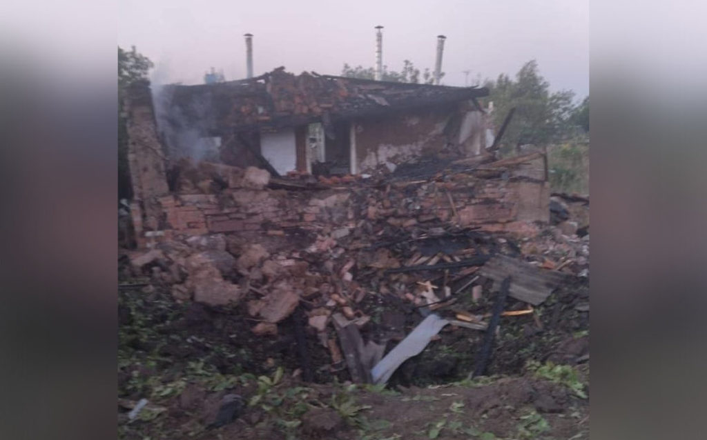 У Слов’янську російські окупанти знищили приватний будинок