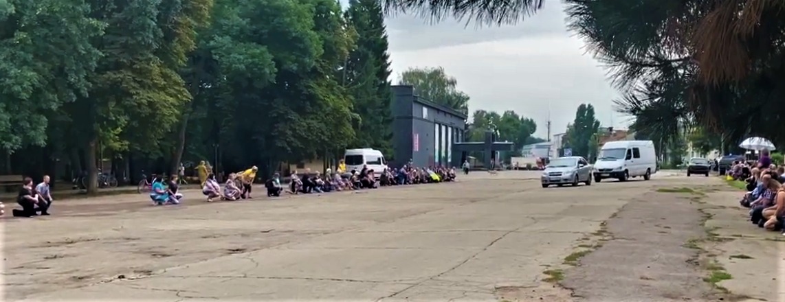 похороны бойца ВСУ железнодорожника Дмитрия Шрамко в Днепропетровской области