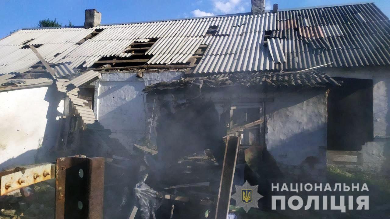 последствия обстрелов 9 августа в Донецкой области