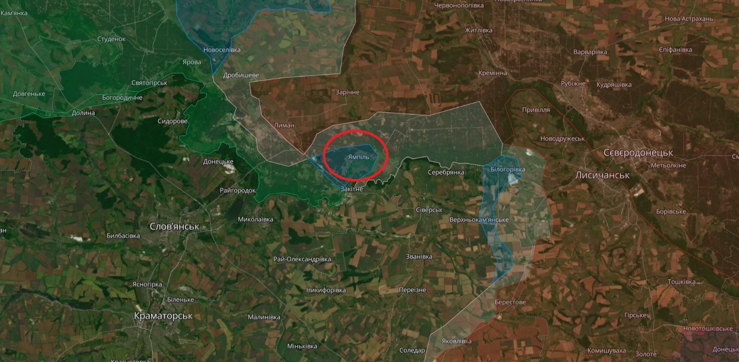 Бійці ЗСУ заявили про звільнення Ямполя, що на півночі Донеччини (ВІДЕО) 1