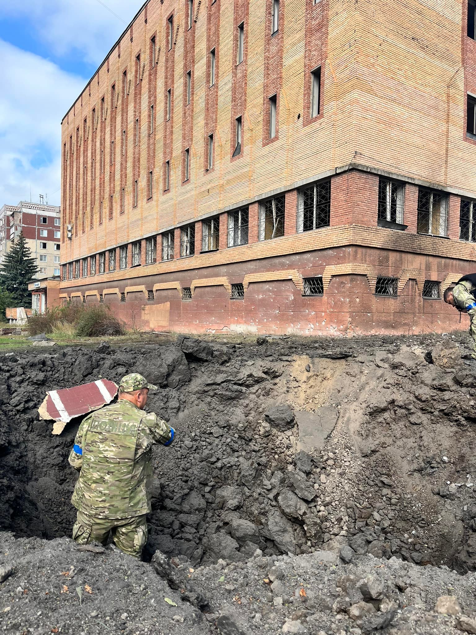 последствия обстрела 29 сентября в Краматорске
